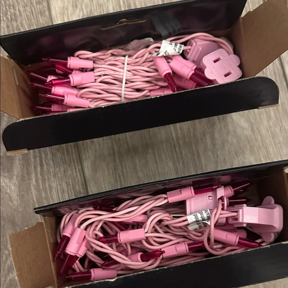 VALENTINE Pink Mini String Lights - Picture 2 of 4